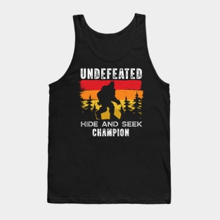 "Hide and Seek Champion" Bigfoot Tank Top